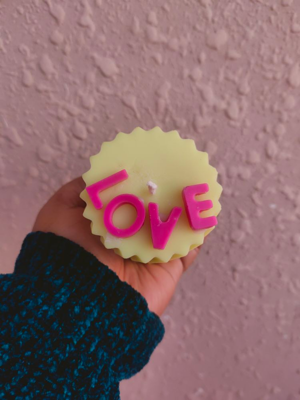 Love Letter Pillar Candle